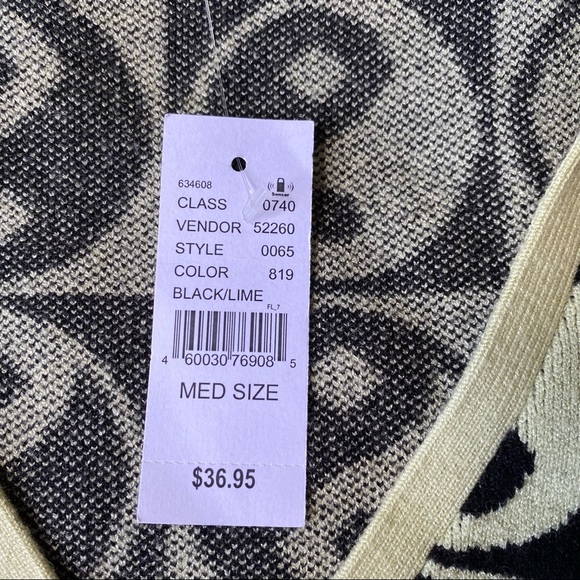 NWT Pacsun/LA Hearts Knit Yin Yang Button Up - Picture 4 of 5